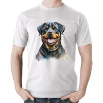 Camiseta Algodão Cachorro Rottweiler - Foca na Moda