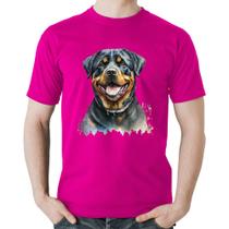 Camiseta Algodão Cachorro Rottweiler - Foca na Moda