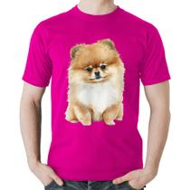 Camiseta Algodão Cachorro Spitz Alemão Lulu da pomerânia - Foca na Moda