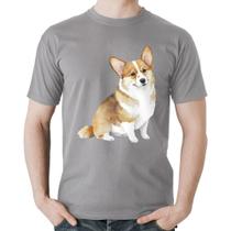 Camiseta Algodão Cachorro Welsh Corgi Pembroke - Foca na Moda