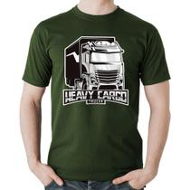 Camiseta Algodão Caminhão Heavy Cargo Caminhoneiro - Foca na Moda