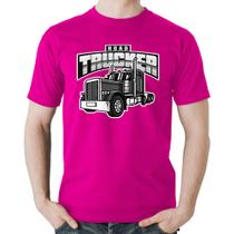 Camiseta Algodão Caminhão Road Trucker Caminhoneiro - Foca na Moda