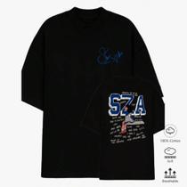 Camiseta Algodão Cantora Sza Moda Vintage Super Camiseta Algodão Cantora Sza Moda Vintage Super