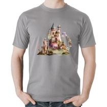 Camiseta Algodão Castelo de Fadas - Foca na Moda