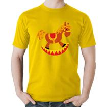 Camiseta Algodão Cavalo Balanço - Foca na Moda