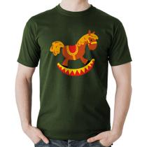 Camiseta Algodão Cavalo Balanço - Foca na Moda