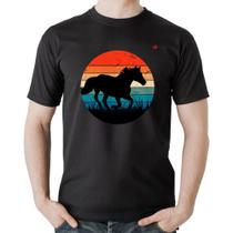 Camiseta Algodão Cavalo Vintage Sunset - Foca na Moda