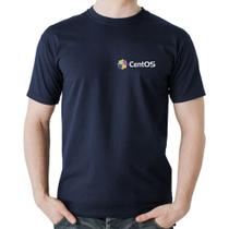Camiseta Algodão CentOS Linux - Foca na Moda