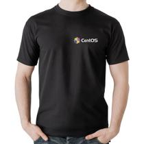 Camiseta Algodão CentOS Linux - Foca na Moda