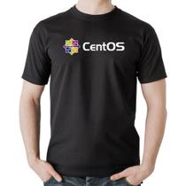 Camiseta Algodão CentOS Linux Logo - Foca na Moda