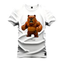 Camiseta Algodão Confortável Premium Urso