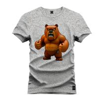 Camiseta Algodão Confortável Premium Urso