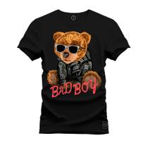 Camiseta Algodão Confortável Premium Urso Snorcs