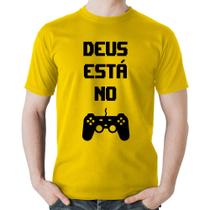 Camiseta Algodão Deus está no controle - Foca na Moda