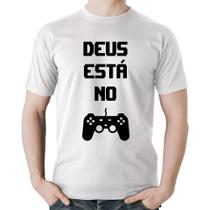 Camiseta Algodão Deus está no controle - Foca na Moda