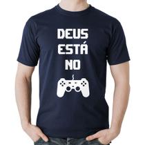 Camiseta Algodão Deus está no controle - Foca na Moda