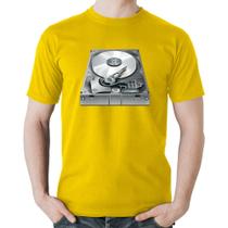 Camiseta Algodão Disco Rígido HD - Foca na Moda