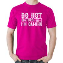 Camiseta Algodão Do Not Disturb I'm Gaming - Foca na Moda