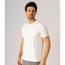 Camiseta Algodão Egípcio Branca Tamanho EG
