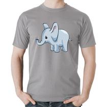 Camiseta Algodão Elefante Bebê - Foca na Moda