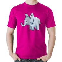 Camiseta Algodão Elefante Bebê - Foca na Moda