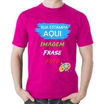 Camiseta Algodão Estampa Personalizada (Imagem, frase ou foto) - Foca na Moda