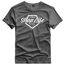 Camiseta Algodão Estampada Apparel Shield Stars Shap Life