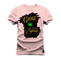 Camiseta Algodão Estampada Unissex Nexstar Varias Cores Choke Smoke