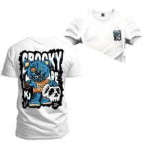 Camiseta Algodão Estampada Unissex Nexstar Varias Cores Grooky Frente Costas