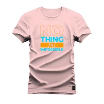 Camiseta Algodão Estampada Unissex Nexstar Varias Cores No Thing