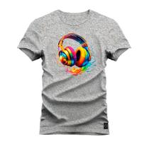 Camiseta Algodão Estampada Unissex Nexstar Varias Cores Sound Splash