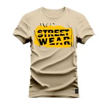 Camiseta Algodão Estampada Unissex Nexstar Varias Cores Street Wear