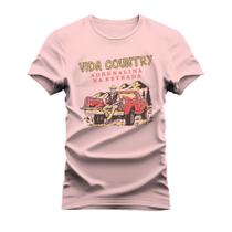 Camiseta Algodão Estampada Unissex T-Shirt Confortável Adrenalina Na Estrada