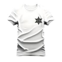 Camiseta Algodão Estampada Unissex T-Shirt Confortável Sherife