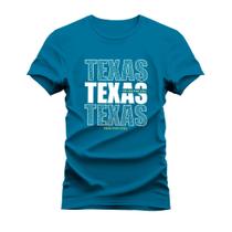 Camiseta Algodão Estampada Unissex T-Shirt Confortável The Lone Star State