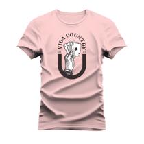 Camiseta Algodão Estampada Unissex T-Shirt Confortável Vida Country Jogue o Baralho