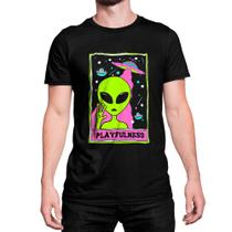 Camiseta Algodão ET Extraterrestre Ovni Abduzindo Seres - MECCA