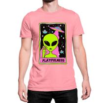 Camiseta Algodão ET Extraterrestre Ovni Abduzindo Seres