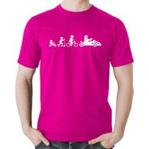 Camiseta Algodão Evolução do Kart - Foca na Moda