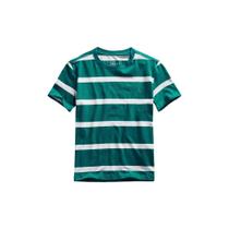 Camiseta Algodão Faixas Largas Joa Reserva Mini Camiseta Algodão Faixas Largas Joa Reserva Mini