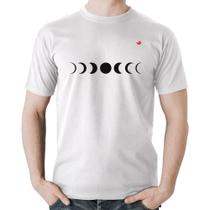 Camiseta Algodão Fases da Lua - Foca na Moda