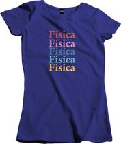 Camiseta Algodão Feminina cores Física