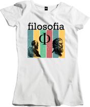 Camiseta Algodão Feminina Curso profissção Vintage Filosofia