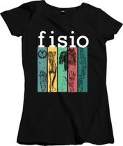 Camiseta Algodão Feminina Curso profissção Vintage Fisioterapia