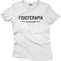 Camiseta Algodão Feminina Faculdade Mod 1 fisioterapia