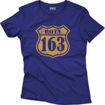 Camiseta Algodão Feminina Rota 163