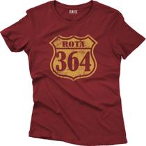 Camiseta Algodão Feminina Rota 364