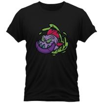 Camiseta Algodão Feminino Masculino Manga Curta Estampada Sinstrer Confortável