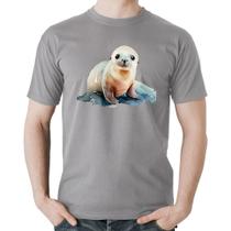 Camiseta Algodão Foca Bebê - Foca na Moda