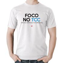 Camiseta Algodão Foco no TCC (Truco, Cerveja e Churrasco) - Foca na Moda